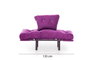 Atelier Del Sofa Nitta Single - Púrpura